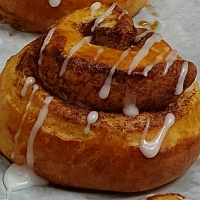 Cinnamon Roll Combo from Kobuta Cafe