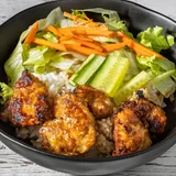 Chicken Teriyaki with rice from Kobuta Cafe
